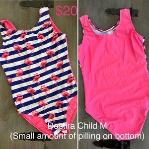 Destira AND Flamingos - WIN WIN CM Leotard